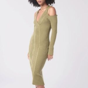 Lita by Ciara cable knit sweater dress.